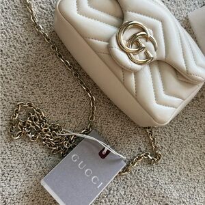 Gucci GG Marmont mini shoulder bag NEW w/ tags and box